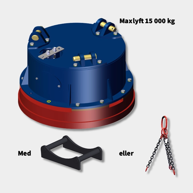 Hydraulmagnet HMAG1200 - Maxlyft 15000 kg