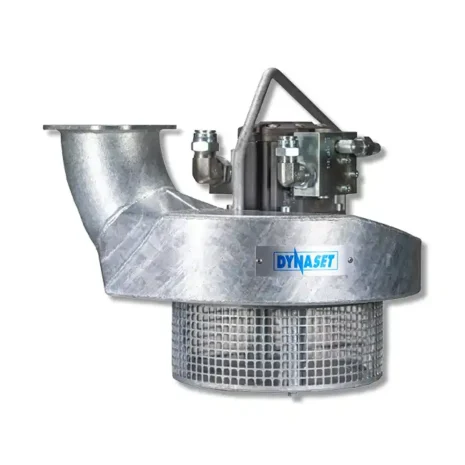Kraftfull Dynaset HSP6500 sänkbar pump, idealisk för högvolym vattenpumping, 6500 L/min kapacitet.