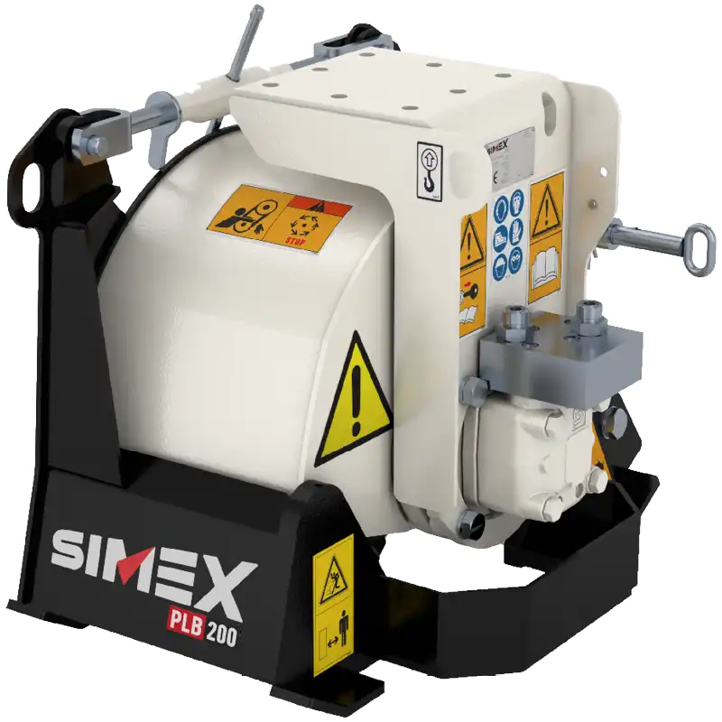 Produktbild på PLB200 asfaltsfräs. PLB-serien tillverkad av Simex och som säljs av AMAS Svenska AB i Sverige.