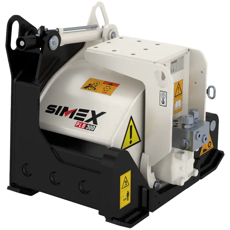 Produktbild på PLB300 asfaltsfräs. PLB-serien tillverkad av Simex och som säljs av AMAS Svenska AB i Sverige.