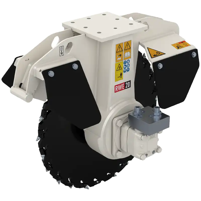 Produktbild på RWE20 hjulsåg. RWE-serien tillverkad av Simex och som säljs av AMAS Svenska AB i Sverige.