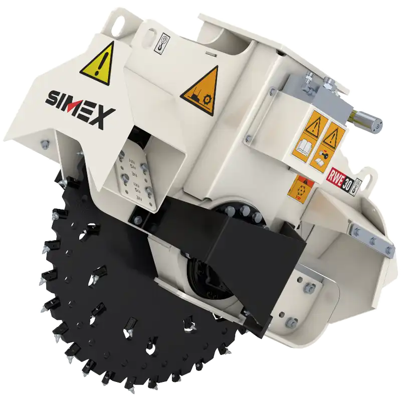 Produktbild på RWE30 hjulsåg. RWE-serien tillverkad av Simex och som säljs av AMAS Svenska AB i Sverige.