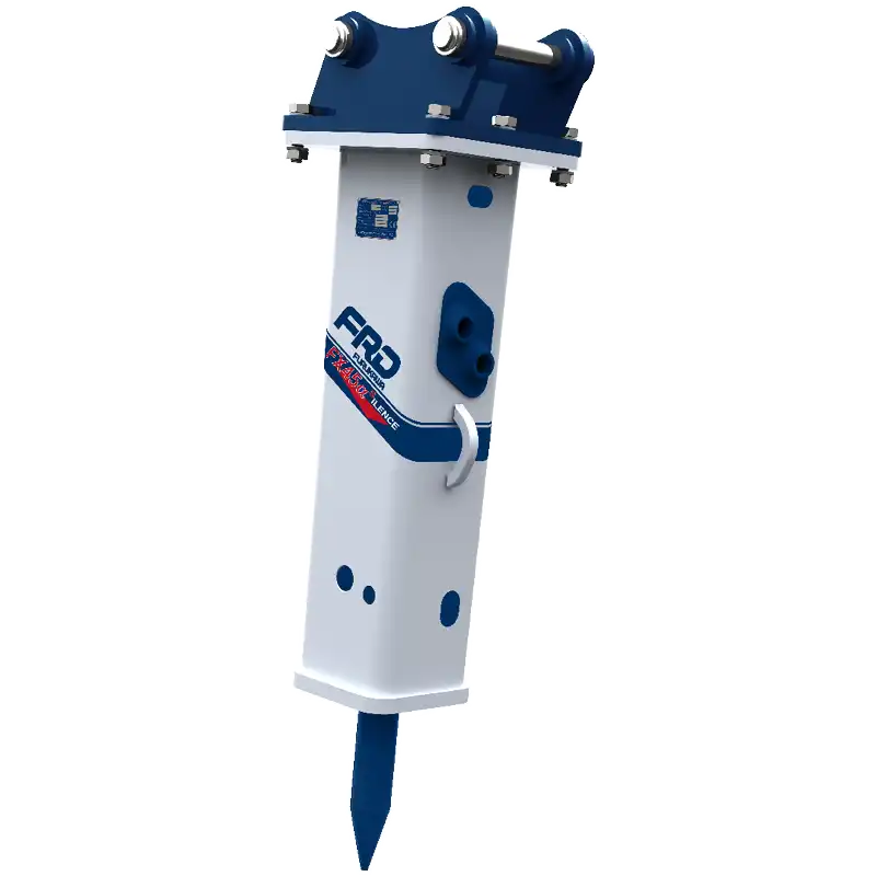 Produktbild på hydraulhammare FX55. FX-serien tillverkad av Furukawa och som säljs av AMAS Svenska AB i Sverige.