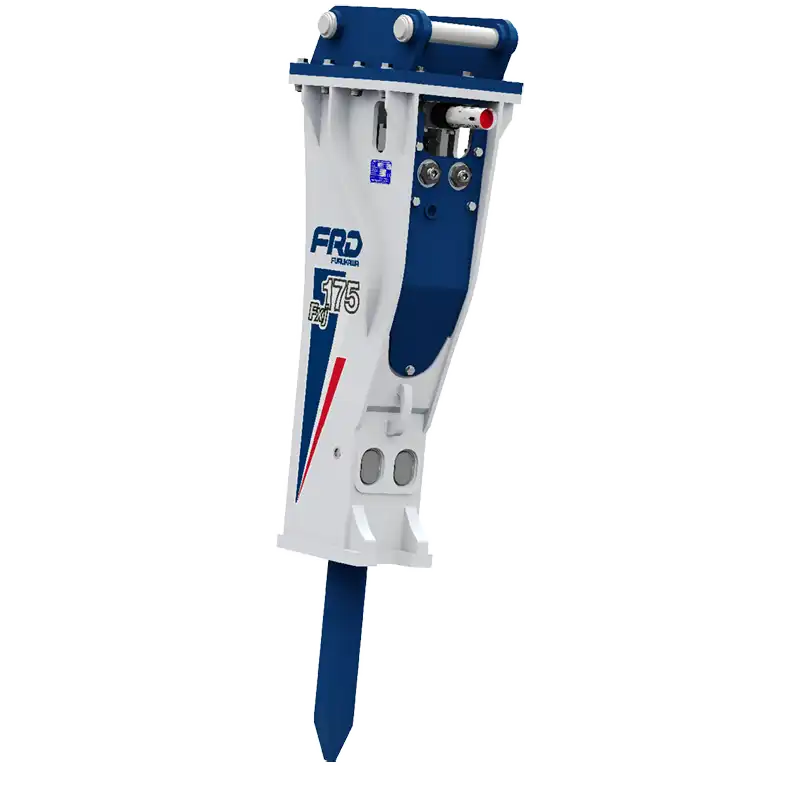 Produktbild på hydraulhammare FXJ175. FXJ-serien tillverkad av Furukawa och som säljs av AMAS Svenska AB i Sverige.