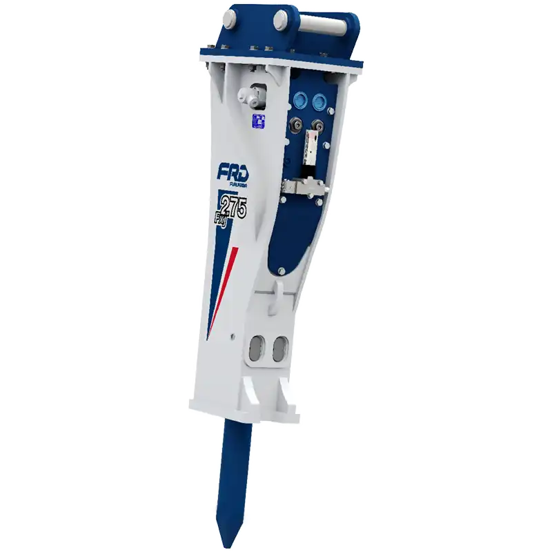 Produktbild på hydraulhammare FXJ275. FXJ-serien tillverkad av Furukawa och som säljs av AMAS Svenska AB i Sverige.