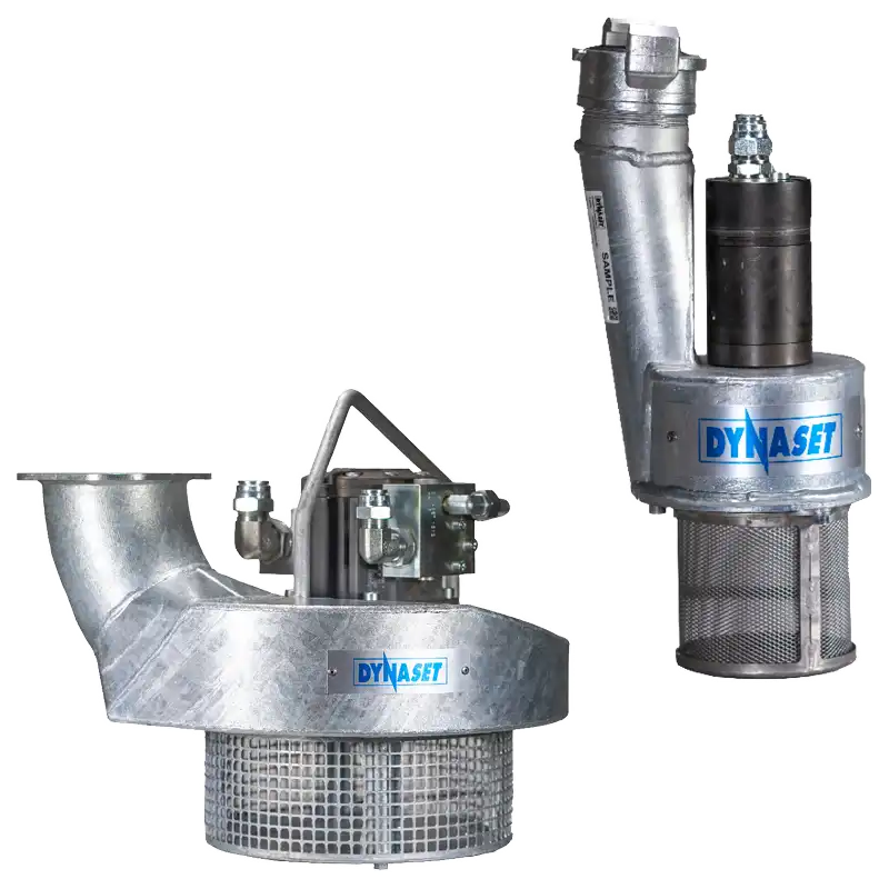 Produktbild på hydraulisk dränkpump. HSP-serien tillverkad av Dynaset och som säljs av AMAS Svenska AB i Sverige.