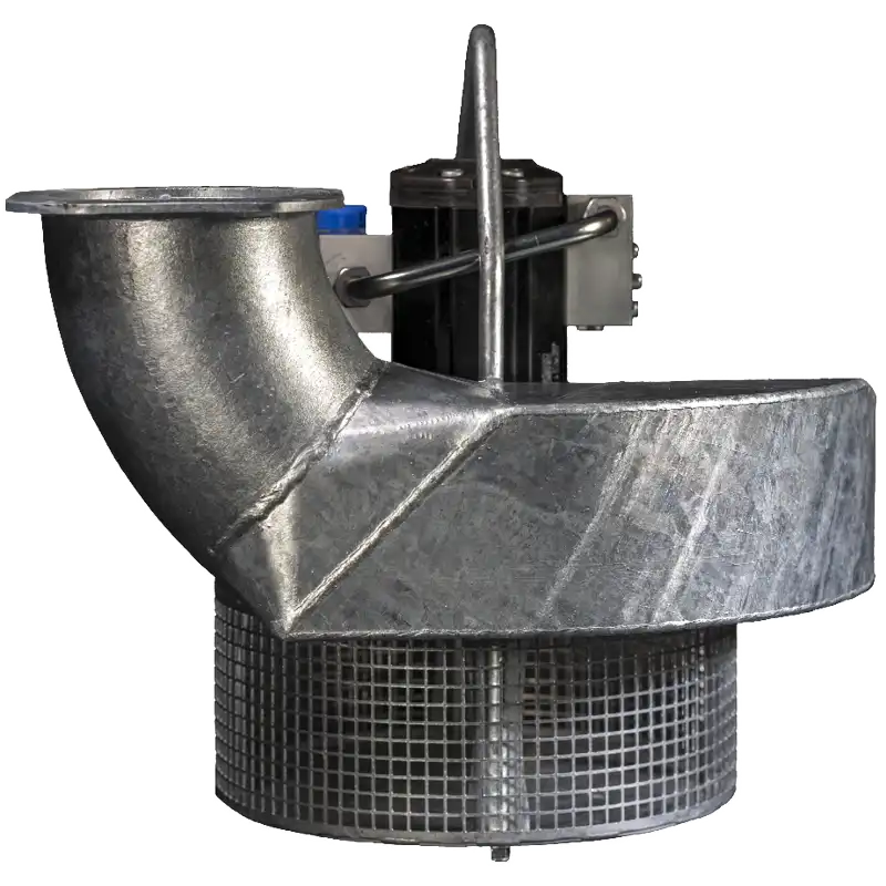 Produktbild på hydraulisk dränkpump HSP8500 och HSP16000. HSP-serien tillverkad av Dynaset och som säljs av AMAS Svenska AB i Sverige.