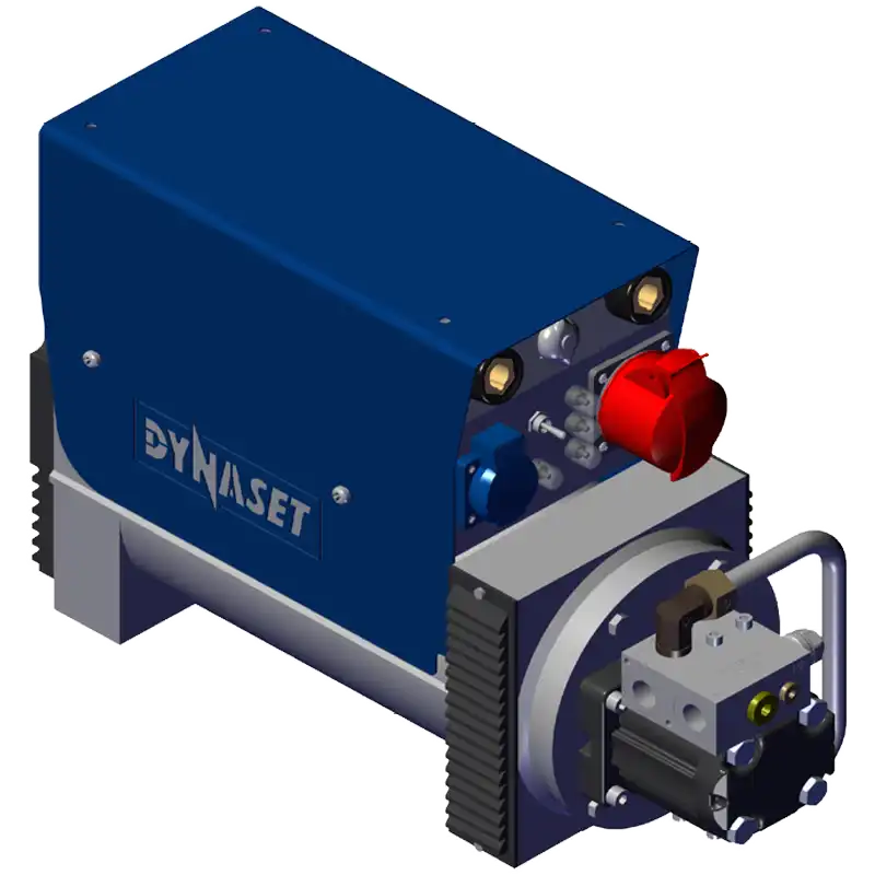Produktbild på hydraulisk svetsgenerator HWG180, HWG220. HWG-serien tillverkad av Dynaset och som säljs av AMAS Svenska AB i Sverige.