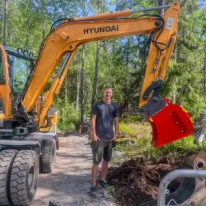 Excavate king AB med Rotastar siktskopa